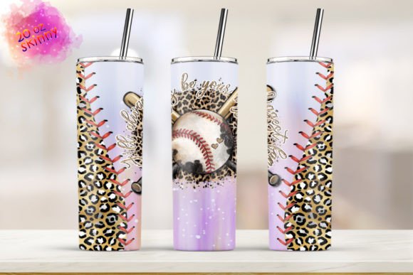 A Clean Baseball Design for Skinny Tumblers & Graphics Templates