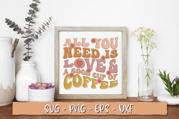 A Retro Coffee SVG Craft Graphic for Branding Projects