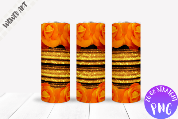 A Review of the Orange Rose Tumbler Wrap as a Graphic Design Asset