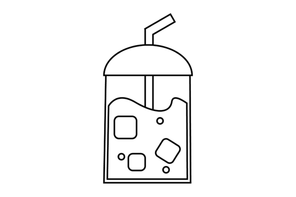 A Simple Cup Outline for Embroidery Projects