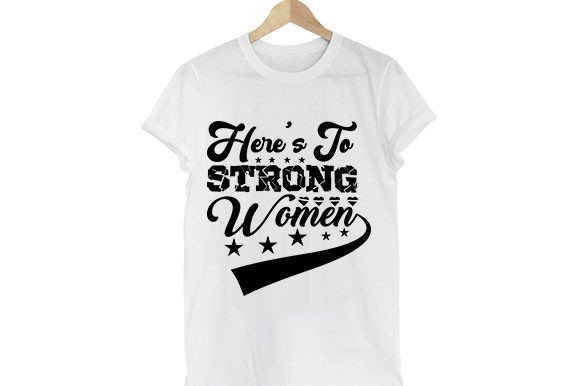 A Strong Woman SVG Design for Merchandise & Marketing Graphics