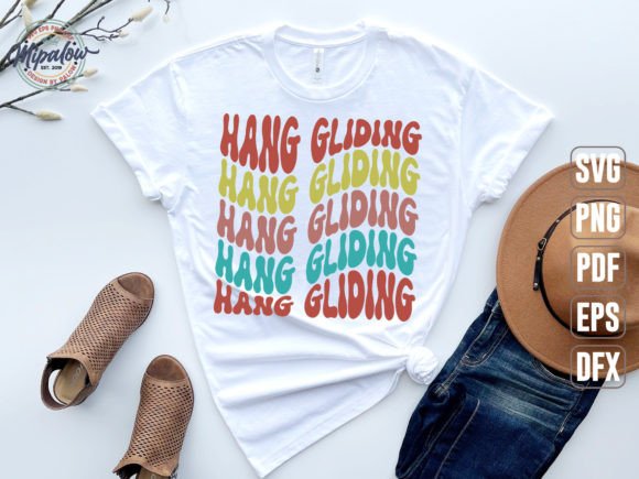 Using Hang Gliding Wavy Text Graphics in Editorial Publishing