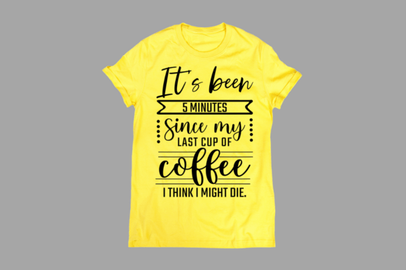 When a Funny Coffee Graphic Becomes a Versatile T-Shirt Design Asset